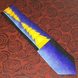 Gently Used Rush Limbaugh No Boundaries Collection Art Deco Tie